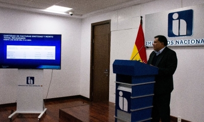 El presidente del Servicio de Impuestos Nacionales (SIN), Mario Cazón