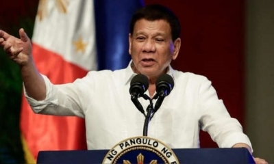 El presidente de Filipinas, Rodrigo Duterte 