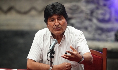 El expresidente Evo Morales