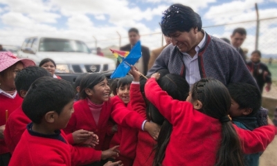 Presidente Evo Morales. 