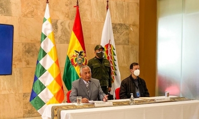 El ministro de Educación, Culturas y Deportes, Víctor Hugo Cárdenas. | Ministerio de Educación