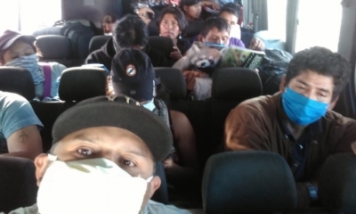 Migrantes bolivianos en Chile. Foto: cortesía