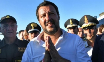 Matteo Salvini, vicepresidente y ministro del Interior de Italia.