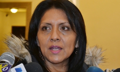 Gisela López, ministra de comunicación. Foto: ABI