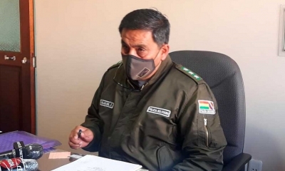 Coronel Rojas habló sobre los avances de la investigación. Foto de archivo.
