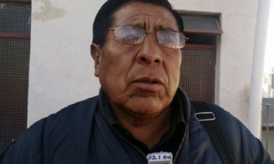 Nicanor Baltasar, secretario de Organización de la Central Obrera Boliviana/Foto. RRSS