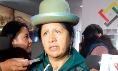 María Eugenia Choque, presidenta del Tribunal Supremo Electoral/Foto. RRSS