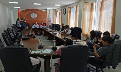 Solo parlamentarios de CC asistieron a la sesión de este lunes.