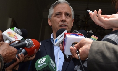El vicepresidente Álvaro García Linera