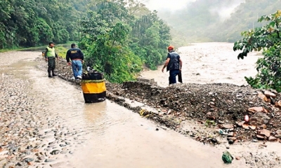 Las tareas de búsqueda no tuvieron resultados debido a que por la intensa lluvia