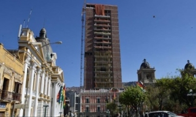 La Casa del Pueblo en construcción. Foto.ANF