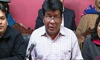 Alcalde Reynaldo Calcina/Foto. RRSS