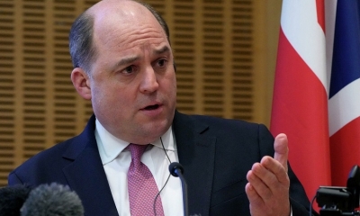 El ministro de Defensa británico, Ben Wallace