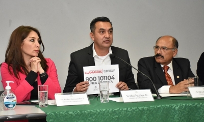  El Gobierno boliviano habilitó el viernes por la noche la línea gratuita 800 10 1104 