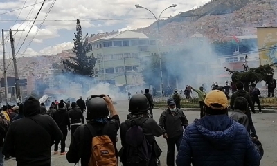 Los cocaleros convocados por el Comité de Autodefensa, en un nuevo enfrentamiento con la Policía