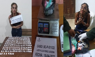 Lizeth Pérez Ledezma, hermana de la denomina “reina del microtráfico” en Santa Cruz.