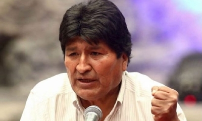 El presidente y líder del Movimiento al Socialismo (MAS), Evo Morales.