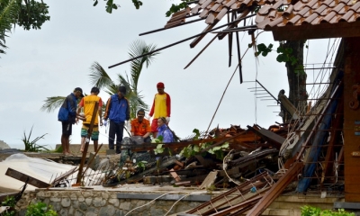 Así quedó la ciudad, devastada por el Tsunami/Foto. RRSS