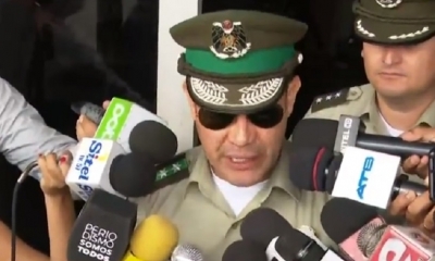 Igor Echegaray, comandante departamental de la Policía de Santa Cruz/Foto. Captura de pantalla