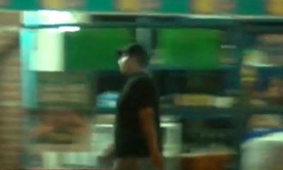 Los funcionarios estaban  en vehículos oficiales/Foto. Captura de pantalla