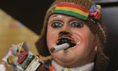 El Ekeko, figura característica de la feria de Alasita.