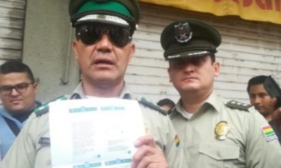 Igor Echegaray, comandante de la Policía de Santa Cruz/Foto. RRSS