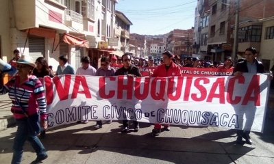 Cuarto día de paro indefinido y movilizaciones en defensa de Incahuasi. Foto: RRSS
