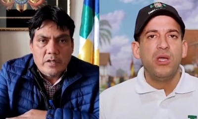 Diputado Héctor Arce y Luis Fernando Camacho, Gobernador de Santa Cruz