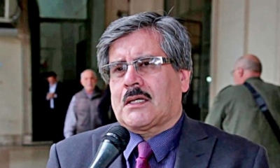 El actual rector de la Universidad Mayor de San Andrés (UMSA), Waldo Albarracín