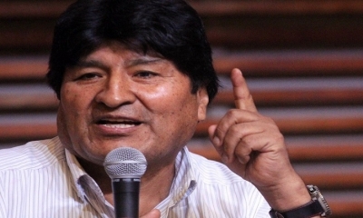 El expresidente Evo Morales