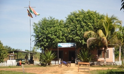 Puesto militar de la Armada, en Porvenir, Pando. Foto: RRSS