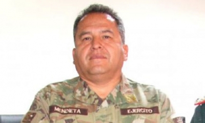 Mendieta fue comandante del Ejército en 2019.