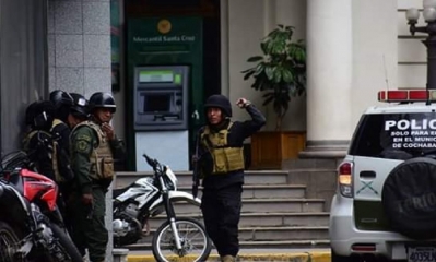 La Policía se movilizó inmediatamente/Foto. RRSS