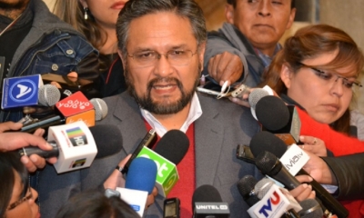Alfredo Rada, ministro de la Presidencia/Foto. ABI