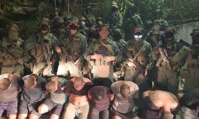 Entre los mercenarios capturados, se encuentra el sobrino del mayor general en retiro Clíver Alcalá Cordones
