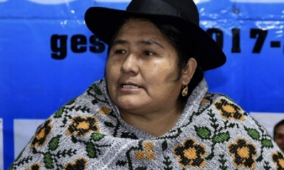 Segundina Flores, ex dirigenta de las Bartolina Sisa/Foto. RRSS