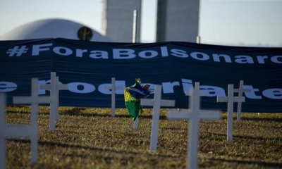 Brasil registró 1.280 muertes y 33.846 casos confirmados por el nuevo coronavirus SARS-CoV-2