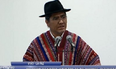 Diego Pary, nuevo ministro de Relaciones Exteriores/Foto. BTV