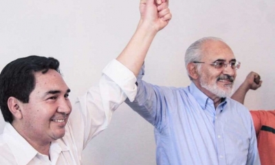 Germain Caballero y Carlos Mesa