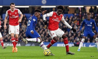 Partido entre Arsenal y Chelsea, por la Premier League. Ambos jugarán este sábado (12:30 HB) la final de la Copa de Inglaterra. | EFE