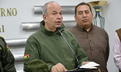 El ministro de Gobierno, Arturo Murillo