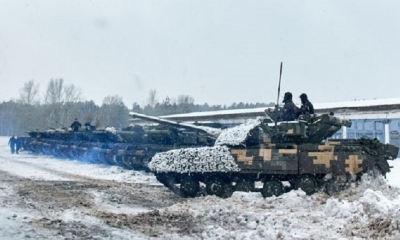 La 92ª brigada mecanizada separada de tanques de las Fuerzas Armadas de Ucrania 