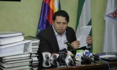 Óscar Barriga Arteaga, presidente de YPFB/Foto. AN