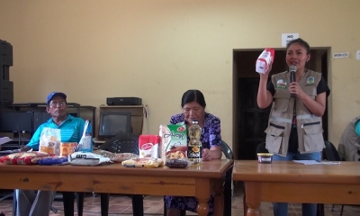 Socializan Canasta Alimentaria en la Grampa