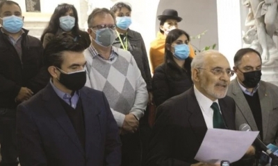 Mesa y legisladores de CC presentaron de forma pública las seis bases para lograr la paz. 