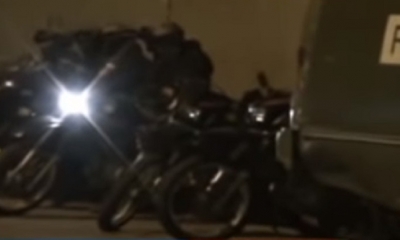 La policía se movilizó/Foto. Captura de pantalla