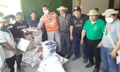 Llevan a ayuda alimentaria a pueblos del norte de La Paz. Foto/R. Constelación