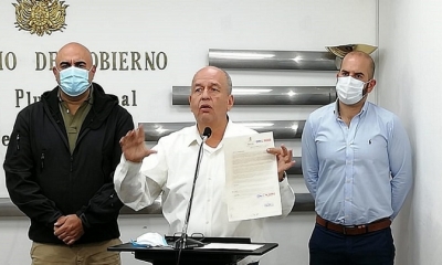 El ministro de Gobierno, Arturo Murillo.