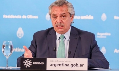 Alberto Fernández, presidente de Argentina.