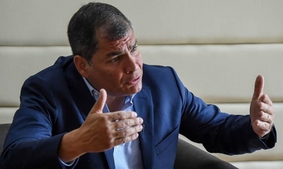 El expresidente de Ecuador, Rafael Correa. | Foto archivo | AFP